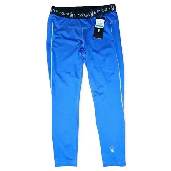 Women's Spyder US ski team slash tight workout blue XL NWT - Picture 2 of 5